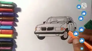 How to Draw a Car Step by Step  Realistic Car Drawing Tutorial for Beginners