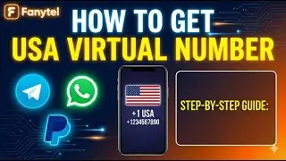 How to Get a USA Virtual Number | USA Virtual Number for Apps & Websites |Step-by-Step Tutorial