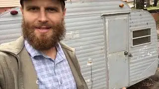 Gutting a Nasty, Retro Camper