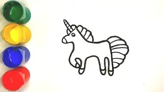 Gem of Colorful Worlds: Unicorn Drawing