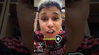 LUIZ ARA&Uacute;JO TIRANDO ONDA COM O BOTAFOGO AP&Oacute;S CAVADINHA!🤣 #flamengo #luizaraujo #shorts #meng&atilde;o