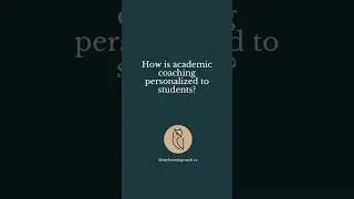 How is academic coaching personalized for students?