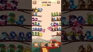 Bird Sort 2: Color Puzzle Level 173 #games #gaming #gameplay