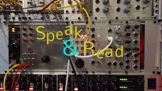 Speak and Read EURORACK MODULE with Circuit Bent Modification I CV IN, Trigger IN for Modular
