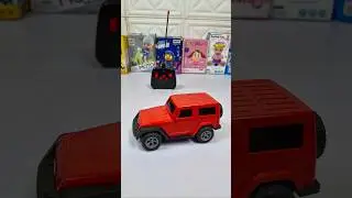 Unboxing Remote control Red Thar Car with asmr & Testing #toys #Cars #rccar