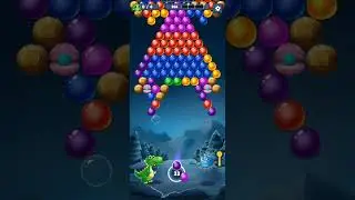 Bubble shooter primitive Gameplay ďe bolinhas coloridas