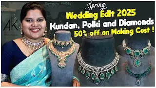 Jaw-Dropping Diamond & Polki Bridal BLING! You WON'T Believe Your Eyes! ✨