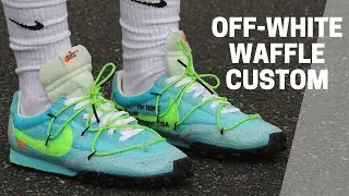 CUSTOM TUTORIAL NIKE OFF WHITE WAFFLE RACER