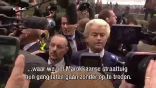 Geert Wilders trapt PVV-campagne af in Spijkenisse