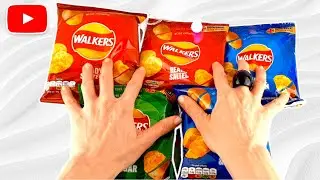 Walkers | Popular brand of crisps in the UK | Satisfying ASMR Bag Opening with interesting FoodFacts