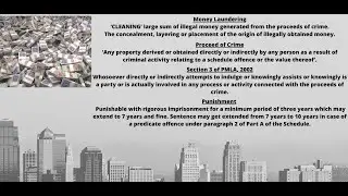 Money Laundering | Proceed of Crime | Section 3 of PMLA 2002 | Punishment-Legal Talks