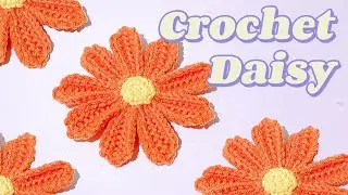 Easy Tunisian Crochet Daisy Pattern | Create a Delicate, Dense-Textured Flower for Any Project