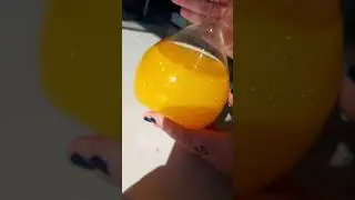 Golden Rain (PbI2 crystals) #satisfying #chemistry #beautiful #reaction