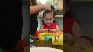Tiny Hands at Work! | Playdough & Hair Fun with Amelia 💕 (Time Lapse)