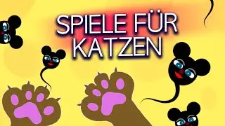 KATZENSPIELE - Fange ungezogene Mäuse auf dem Bildschirm. Unterhaltungsvideos für Katzen. CAT GAMES