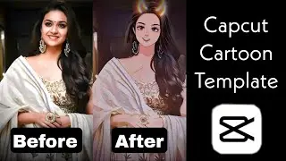 Normal To Cartoon Face Capcut New Template | Capcut Video Editing