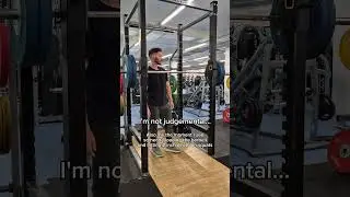 Definitely not judging at all #gym  #birmingham #thegymgroup #gymlife #gymhumor #squats