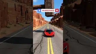 RIP Ferrari    💔 Giant Hammer vs Luxury Car