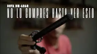 BOYA BM-6060 / Micrófono boom puesto a prueba