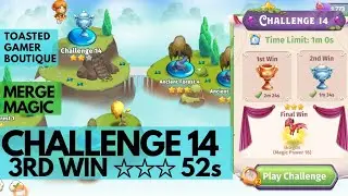 Merge Magic Challenge 14 &bull; 52s On 3rd Final Win ☆☆☆