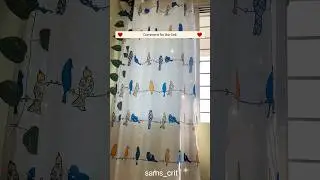 Meesho curtain haul-2🦢 #haul #meesho #trending #unboxing #meeshohaul #meeshofinds #curtains #shorts