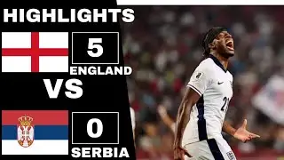 England vs Serbia (5-0) FIFA World Cup Qualifiers 25/26 Highlights 