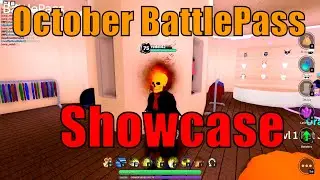 October Battle Pass Showcase for World Zero | Rank 40 Cosmetics | Broom Mount | ALL REWARDS