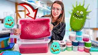 🤮 5 ANOS SEM TOCAR NESSAS SLIMES 🤢 TINHA AT&Eacute; FUNGOS E MOFO 🤮 PARTE 2