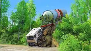 Be Careful on Cliff Roads EXPERT Warns of Heavy Load Truck Dangers