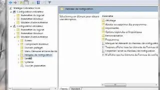 Interdire l'acc&egrave;s au panneau de configuration
