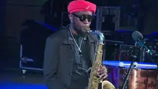 Isaiah Collier & The Chosen Few performs live at Grand Performances in Downtown Los Angeles