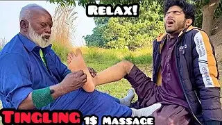 Asmr Relaxing Leg & Feet Massage - Asmr Foot Reflexology - Asmr 1$ Leg Massage - Asmr Indian Massage