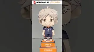 DIY Koshi Sugawara Papercraft - Haikyuu-Inspired Paper Figure Tutorial
