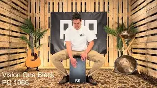 PUR Cajon Vision ONE Black // PC 1066 // The Drum Cajon // Cajon Groove Solo