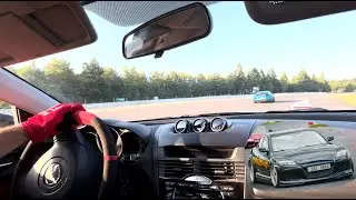 Automotodrom BRNO - Mazda RX-8 catching Porsche 911- onboard