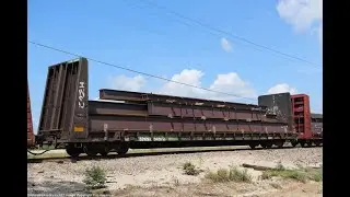 **Rapido BNSF exBCR Patch Bulkhead Flatcar Review!