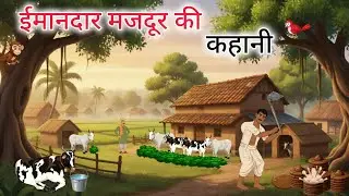 ईमानदार मजदूर की कहानी | IMANDAAR MAJDOOR KI KAHANI | HINDI KAHANI | CARTOON STORY | HINDI STORY 