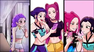 Jinu and Rumi Compilation  -What are Zoey and Mira badmouthing Rumi about? 🤩🥰 | Kpop Demon Hunters