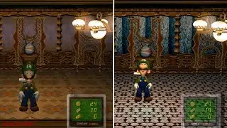 Luigis Mansion HD - Texture Mod - Gamecube/Dolphin Emulator