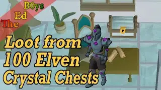 OSRS Loot from 100 Elven Crystal Chests | Chest Opening