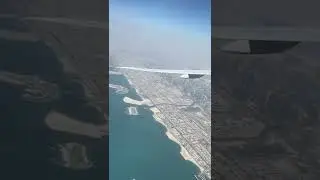 BurjKhalifa dubai View from Plane ✈️ #dxb #shorts #viralshorts #viral #burjkhalifa #dubai #plane