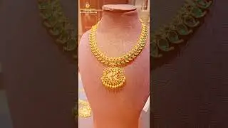 beautiful green stone necklace designs and jewellery collections start from 25 gram