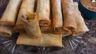 Jinsi ya kupika Chicken Spring Rolls/ how to make Chicken Spring Rolls