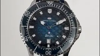 Sea-Gull Dive Watch. Okeanos &middot; Loong. 30 Bar. 43.6 mm. Ref. 811.32.1216  海鸥潜水表 四海龍王之东方青龍 海洋系列 300米