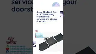 MacBook Pro M1 A2338 Battery repairing and fixing services in Dubai, UAE.