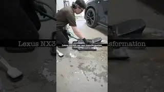 Lexus NX350, car mat transformation