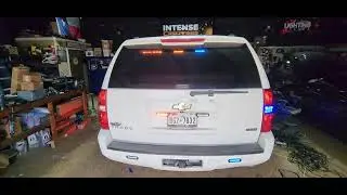ILMODS - 2011 Chevy Tahoe Z71 - Feniex Emergency Lights & Siren Installed. Fusion-S Cannon Quad T3