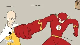 SAITAMA VS FLASH fan animation