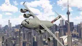 Boeing C-17 Globemaster III - Toronto, Canada #aviation #globemaster #boeing #military #msfs2024
