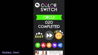 NEW Color Switch [ CIRCLE MODE ] Level: 1 - 30 Game Play